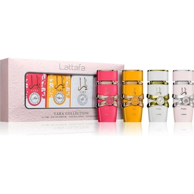 Lattafa Yara Collection Yara Candy 25 ml + Yara Tous 25 ml + Yara Moi 25 ml + Yara 25 ml dárkový set