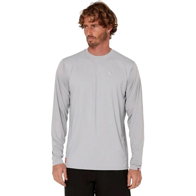 Follow Hybrid Tee L/S light grey
