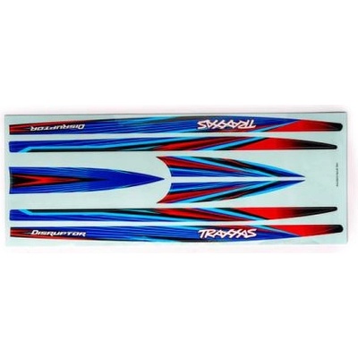 Traxxas Сини стикери за корпус Traxxas (за Distruptor)