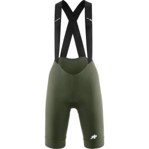 ASSOS Дамски клин за колоездене ASSOS Women's Uma GT Bib Shorts S11 Cycling bottoms - Moss Green - размер XS (155-2315-0311)