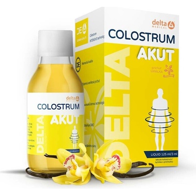 Delta Colostrum Akut příchuť vanilka 125 ml