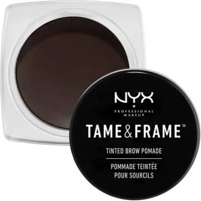 NYX Professional Makeup Tame & Frame Tinted Brow Pomade водоустойчива помада за вежди 5 гр цвят черна