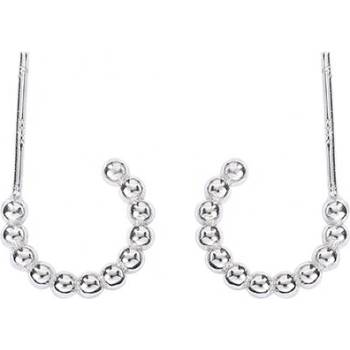 Silenti Jewelry Сребърни обеци "Мънисто