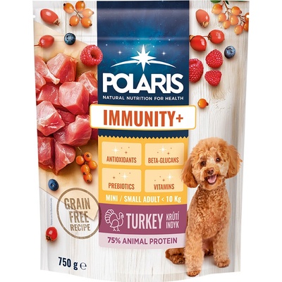 Polaris Grain Free pes Imunity Small & Mini krůtí 750 g