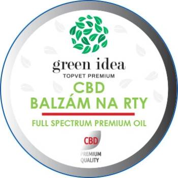 Topvet Green Idea CBD balzám na rty 15 ml