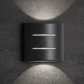 Kanlux 39184 - LED външен стенен осветител REFAZI LED/6W/230V IP54 антрацит (KX2658)