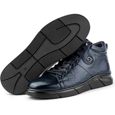 Ducavelli Мъжки боти от естествена кожа - Тъмносини #363810 (363810_Тъмносин)