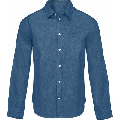 Neoblu pánská džínsová košel'a Bennett svetlý denim