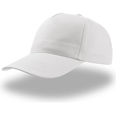 Atlantis Headwear Start Five 5 panelová baseballová COT33003800199-white Bílá