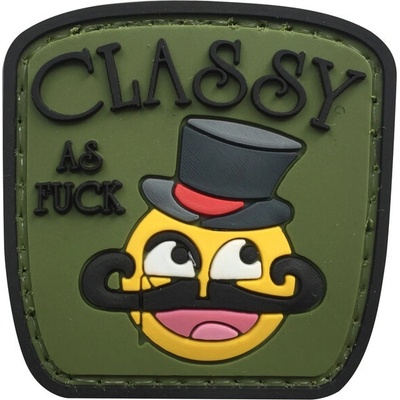 WARAGOD nášivka Classy As Fuck PVC Patch