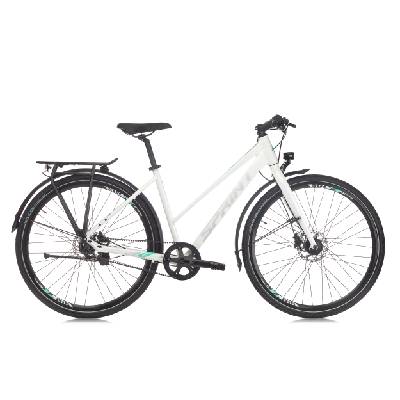 Градски велосипед Sprint - Croxer Lady N3, 28'', 440 mm, бял/зелен (BK26SI0351)