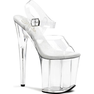 Pleaser USA Pleaser Flamingo-808 Clear/Clear 36