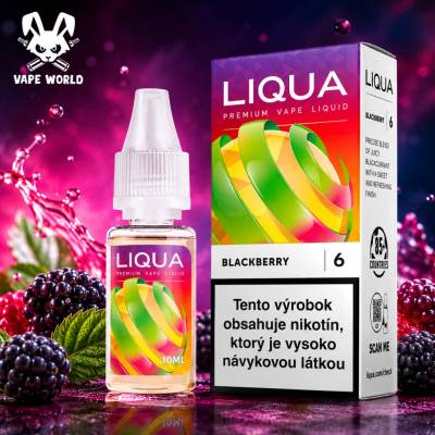 Liqua Blackberry 10 ml 0 mg