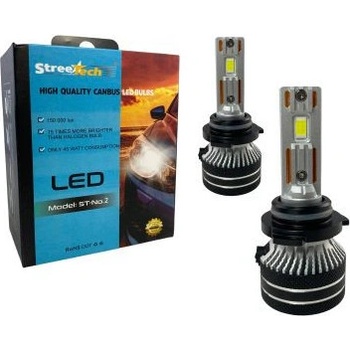 StreeTech Лед крушки - Led система 9006 / HB4 Streetech модел STN2 за фарове - 150 000 Лукса, 45W - Canbus 6000K - 1500%