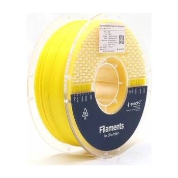 Gembird Filament ABS High Speed yellow 1.75 mm 1 kg