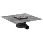 Hansgrohe RainDrain Point - Подов отвод, 10x10 см, матирана неръждаема стомана 56246800 (56246800)