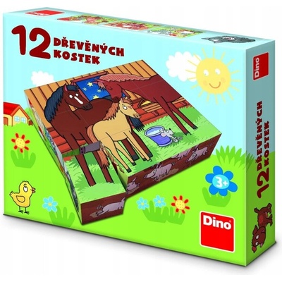 Dino obrázkové kostky Domácí zvířata