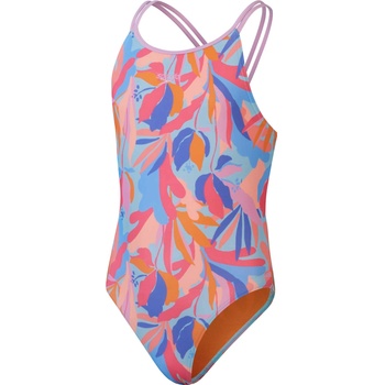 Speedo Цял бански girls printed twinstrap