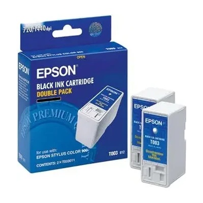 Epson КОМПЛЕКТ 2 ГЛАВИ ЗА EPSON STYLUS COLOR 900/980N - Black - TWIN PACK - OUTLET - PN T003012 (201EPST003 2)