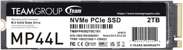 Team Group MP44L 500GB M.2 (TM8FPK500G0C101)