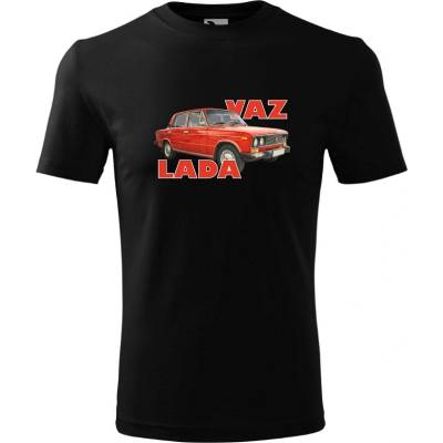 Tričko Lada 2101 červená čierna