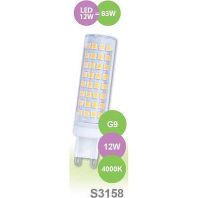 Sandria LED žárovka G9 S3158 SANDY LED G9 12W SMD 4000K