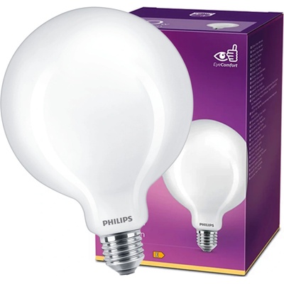 Philips Globe E27 G120 LED žárovka 7W = 60W 806 lm 2700K teplá bílá Filament Milky