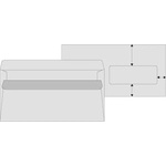 Office depot Самозалепващ се плик с десен прозорец LA4 50 бр. Office Depot ODL2T05B3B050 (ODL2T05B3B050)
