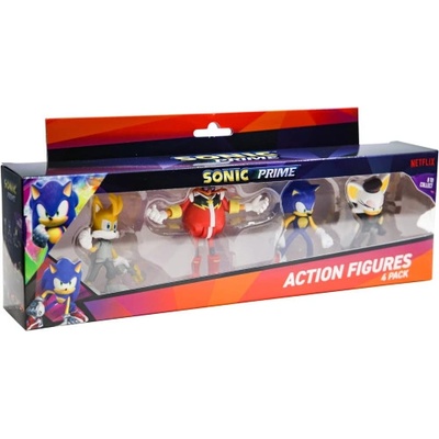 SEGA Фигурки Sonic Prime Action Figures пакет от 4 броя, Вариант 2 (SON6040)