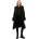 SUPERDRY Палто Superdry Long Afghan coat - Black (Black)