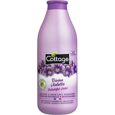 Cottage Душ гел и пяна за вана Delightful Violet, 750 ml