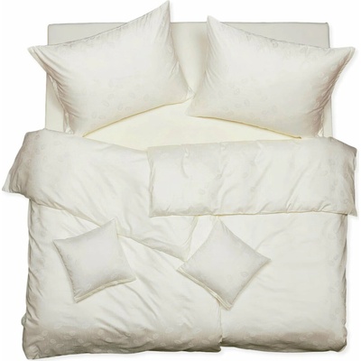 SCANquilt Obliečky Exclusive Tencel plus pierka smotanová 140x200 70x90