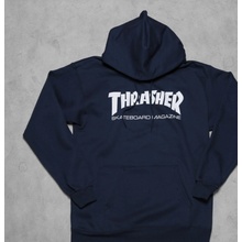 Thrasher Skate Mag Hood pánska mikina navy blue
