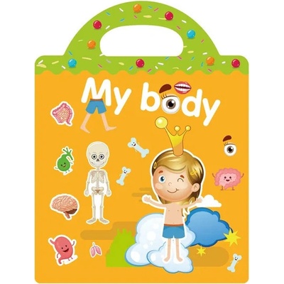 Znovu použitelné samolepky pro děti my body