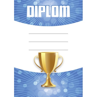 Univerzální diplom Modrá – Zboží Dáma