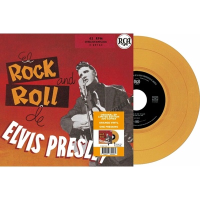 Elvis Presley - El Rock And Roll De Elvis (Limited Edition) (Orange Coloured) (7" SP)