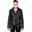 Straight to hell мъжко яке (рокерско) STRAIGHT TO HELL - Vegan Commando - Black/Silver - Ball Pull/Red Lining - VEG-COM-BLK-SIL