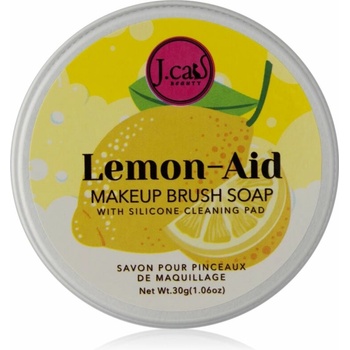 J.Cat Beauty Lemon-Aid tuhý čistič na make-up hubky a štetce 30 g