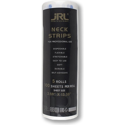 JRL Neck Strips Ochranné biele pásky na krk