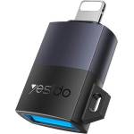 YESIDO Адаптер за Данни за iPhone, Yesido Lightning to USB-A OTG, Черен (GS32)