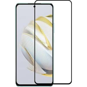  Удароустойчив стъклен протектор за Huawei Nova 10 SE - с черна рамка