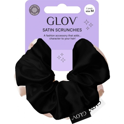 GLOV Scrunchies 2 Pack M - Champagne/Black