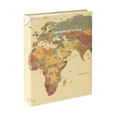 Memo album Hama MAPA SVĚTA 10x15/200, popisovací štítky