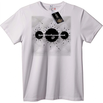 NOONEBRAND Тениска Черен кръгов емблем - 3XL, Black