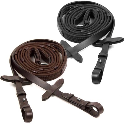 Schockemoehle Otěže plátěné AntiSlip hnědé – Zboží Dáma