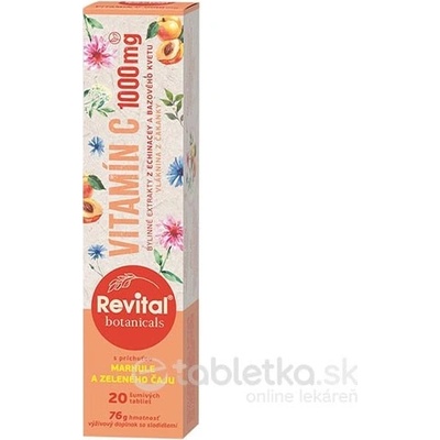 Vitar Revital Botanicals Vitamín C 1000mg šumivé 20 tabliety