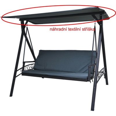 Rojaplast Stříška Rattan Šedá