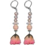 Dannyra Обици от естествени рози, перли и Swarovski Sweet Rose Garden Dannyra Jewels