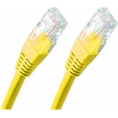 Premiumcord sp6utp015Y Patch, UTP RJ45-RJ45 level CAT6, 1,5m, žlutý