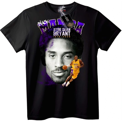 NOONEBRAND Тениска Kobe Bryant Mamba почит - 2XL, Black
